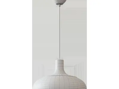  Pendant lamp aluminum 38 cm 3D model