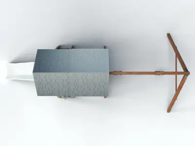 Suncast Vista Hybrid Play Set WRP7000D 3D model