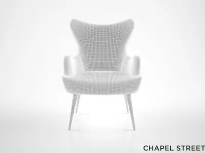 Chapel Street Leonato armchair 3D model