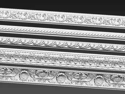 plaster moulding 3D model