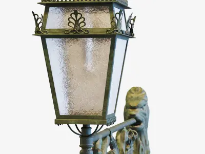 Wall Street Light 3D model purchase