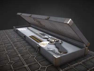 Gunblade Final Fantasy 3D model