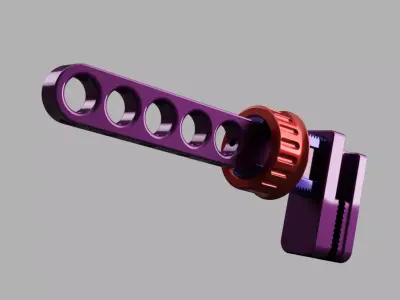 Universal Snap-On Hanger for Windows and Doors 3D print model