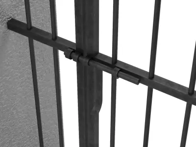 Infrastructure Structure Concrete Arched Grate 3D model