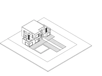 3D Model of Modern Villa 3D model