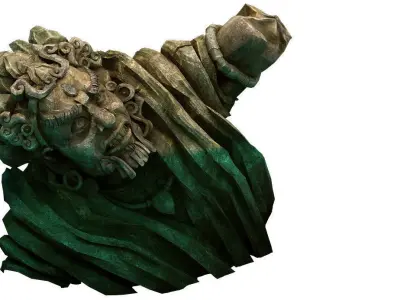 Model - Kashayana Buddha Forest Water Sculpture 01 3D model