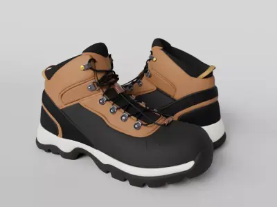 Winter boots 3D model