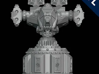Turret - Stationary 3D print model