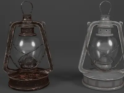 kerosene lantern 3D model