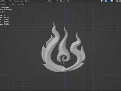 3D Objects fire Texture