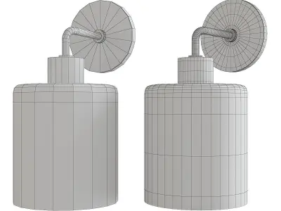 Mitzi Niko Wall Sconce Low-poly 3D model