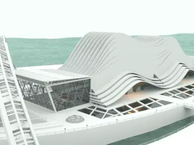 Architectural Concept 3D model