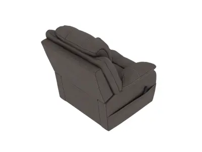 CHAIR WITH RECLINER 3D model