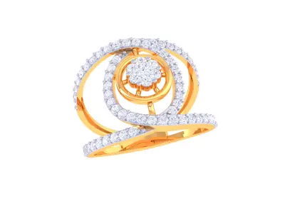  Women Ring MTL 3dm STL OBJ FBX Details 3D print model 26