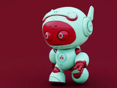 ROBO G-1 Rigged for Unreal Engine - Unity - MIXAMO 3D model