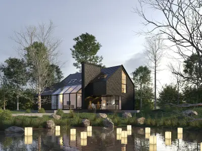 Black House Blues 3D model