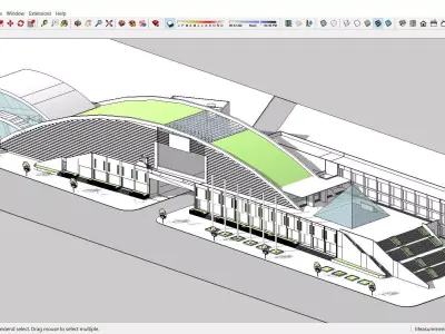Sketchup Cultral Center A2 3D model