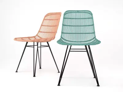 Rattan Chair 3D model