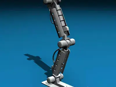 Robot leg 3D model
