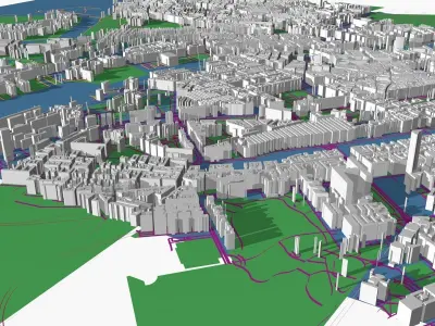 Copenhagen City 3D model