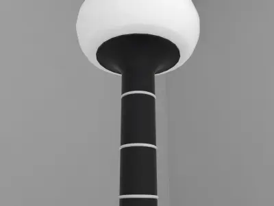 Tesla lamp 3D model
