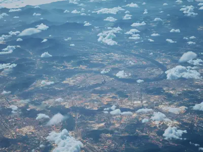 Jilin China City Landscape 3D Model 3D model