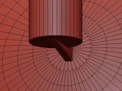 Plafonnier moderne led 3D model