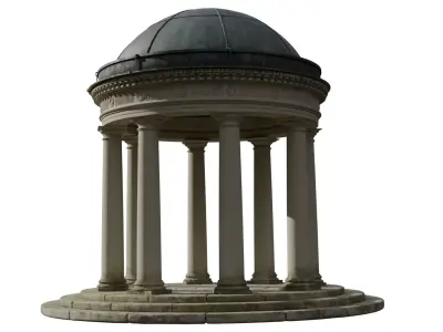 Temple of fame 3D model