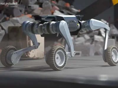  Lynx Multi Terrain Robot Used Dynamic Descent Pose 