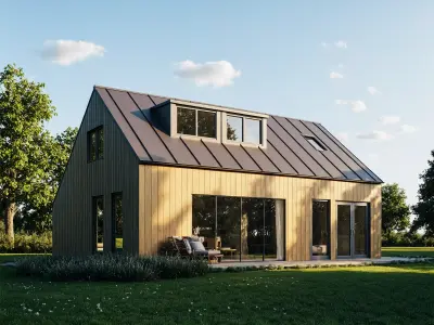 Modern House 3D Model Architectural Design SKP OBJ IFC GLB FBX 3D model