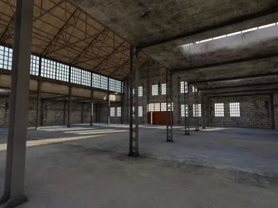 Warehouse-Warehouse Building 3D model