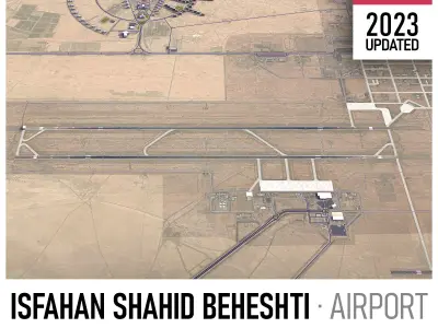 Isfahan Airport Low-poly 3D model