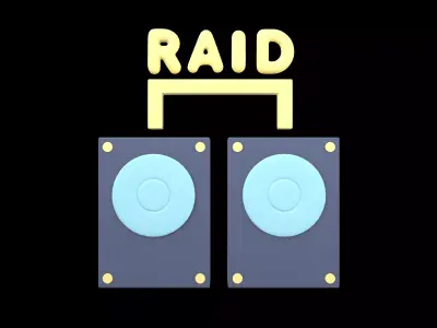 RAID Icon v1 003 Low-poly 3D model