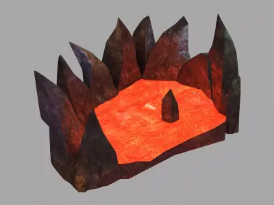 Lava Hell - Magma 23 3D model