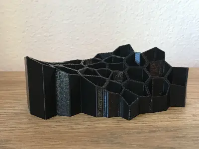 Geometric Pencil Holder - Voronoi 3D print model