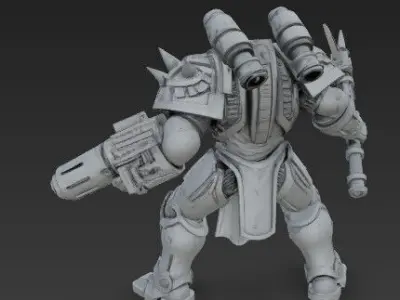 3D Printable Iron Oath Sentinel Heavy Infantry 3D print model