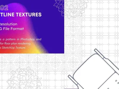 130 PBR Materials and substance asset of Athangudi Tile Texture