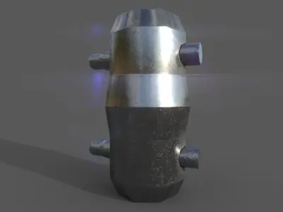 Truss tower - tower - tower Low-poly 3D model