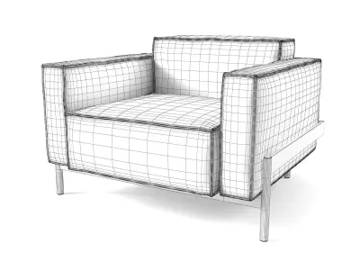 DS 22 01 Armchair 3D model