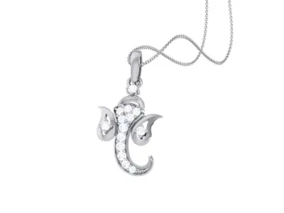 Spiritual Ganesha Pendant 3D print model