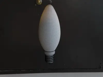 Candle Light Bulb 3D model