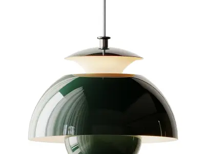 Macaron Metal Pendant Lamp 3D model