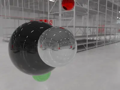 HDRI - Warehouse Interior 6 v2 Texture