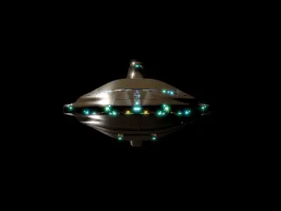 Corvette Spaceship 3D model