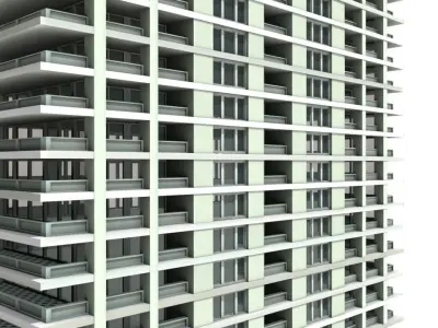 Big Hous Low-poly 3D model