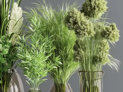 Collaction Plants Bouquet 05 3D model