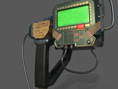 Heat Tracker Device Low-poly 3D model