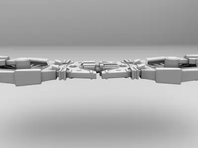 Hoverboard star wars weapon 3D model