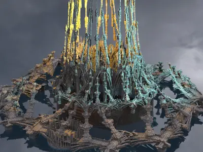 Greek Underworld walkways 3D model