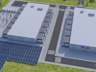  Google Data Center Building 